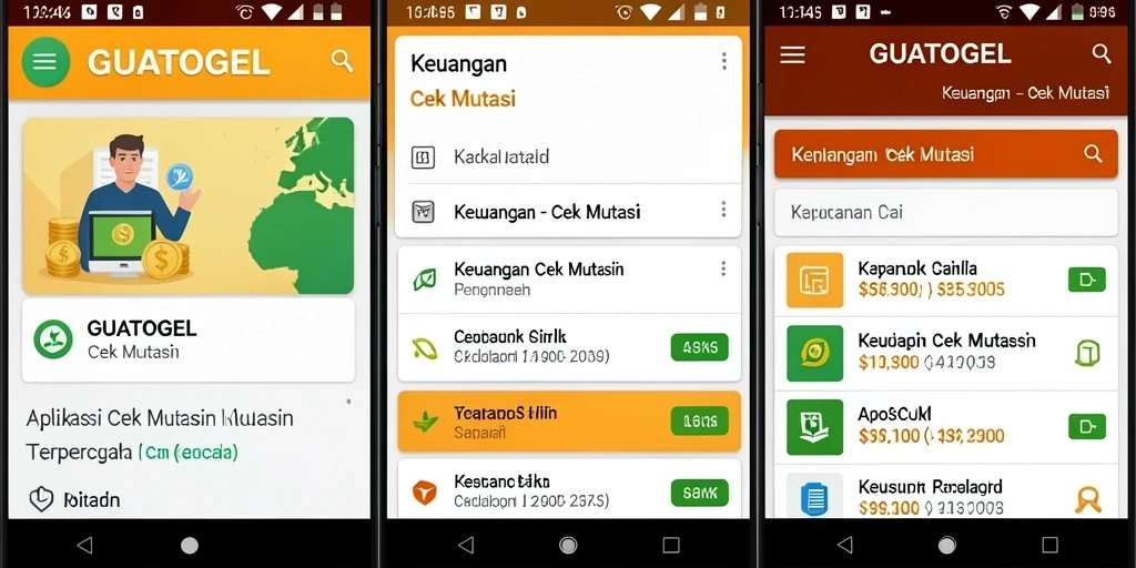 Tampilan antarmuka GUATOGEL yang sederhana dan informatif.