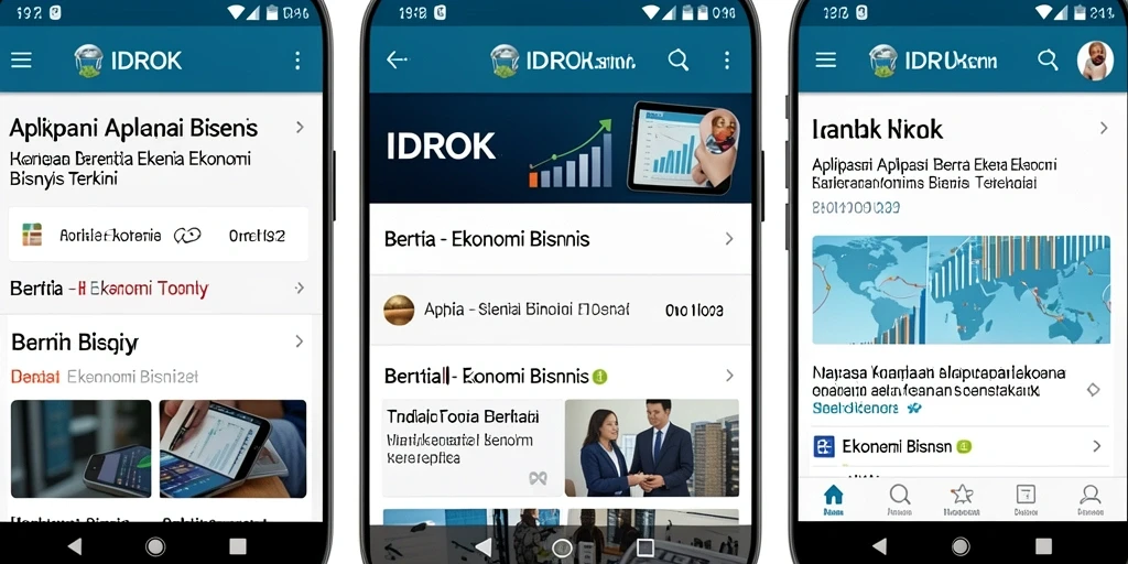 Antarmuka modern dan informatif dari aplikasi IDROK.