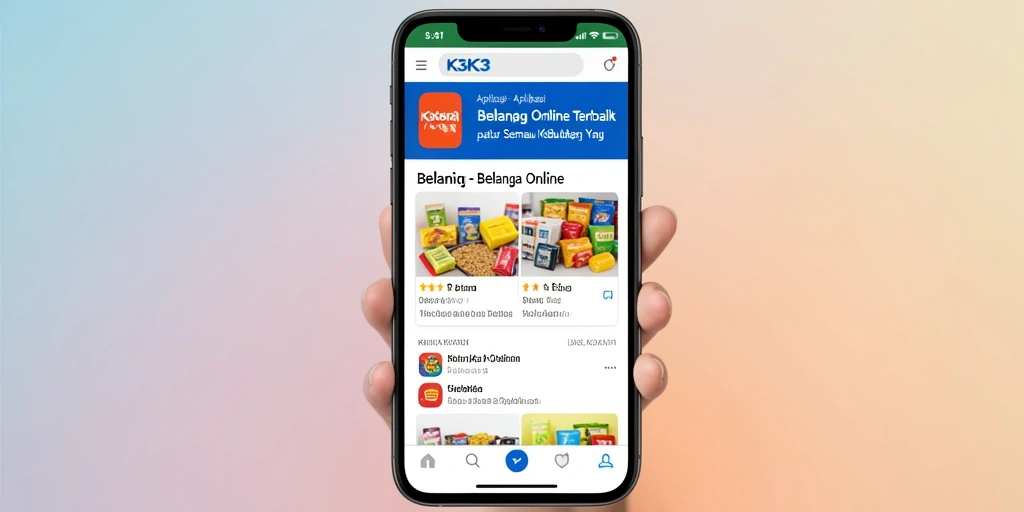 Tampilan antarmuka K3K3 yang modern dan intuitif.